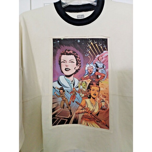 NWT STAR WARS WOMEN OF THE GALAXY SPIRIT "THE FORCE IS WITH US" DISNEY SIZE XS - Picture 2 of 12